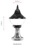 Opviq Lámpara de Pared Exterior BSU-68207-BKR-M1 Marrón